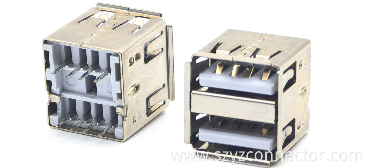 usb 2.0 double female plug 8p